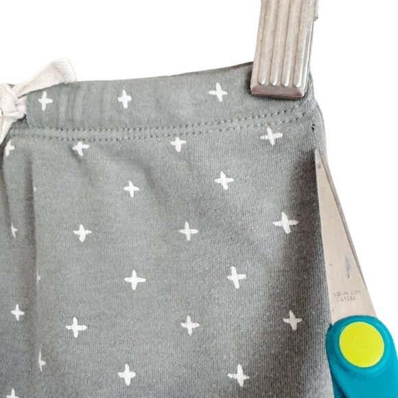 Q By Quincy Mae Organic Cotton Baby Pants Drawstring Sage Green 12-18M Pattern - Picture 6 of 6